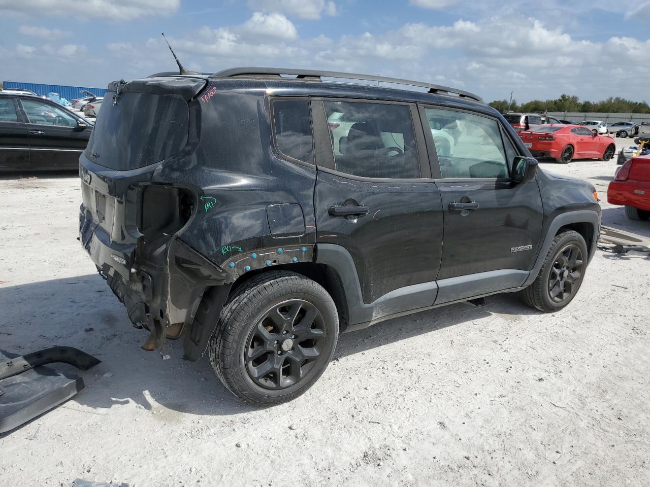 2016 Jeep Renegade VIN ZACCJABT0GPE33300 Copart auction photo, rear end damage thumbnail 3