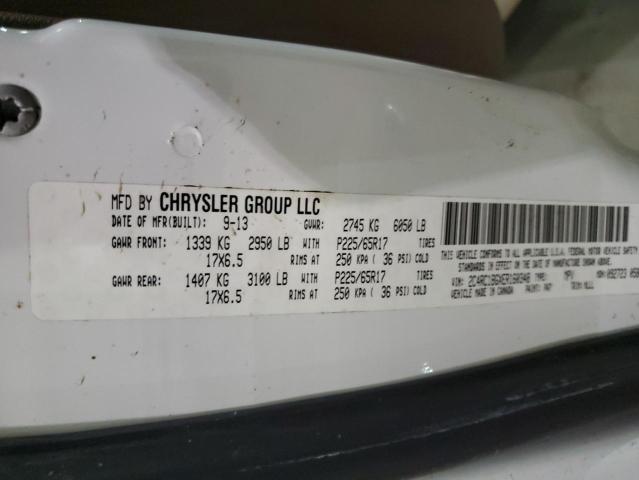 2014 Chrysler Town & Country VIN 2C4RC1BGXER160348 Copart auction photo, front end damage thumbnail 14