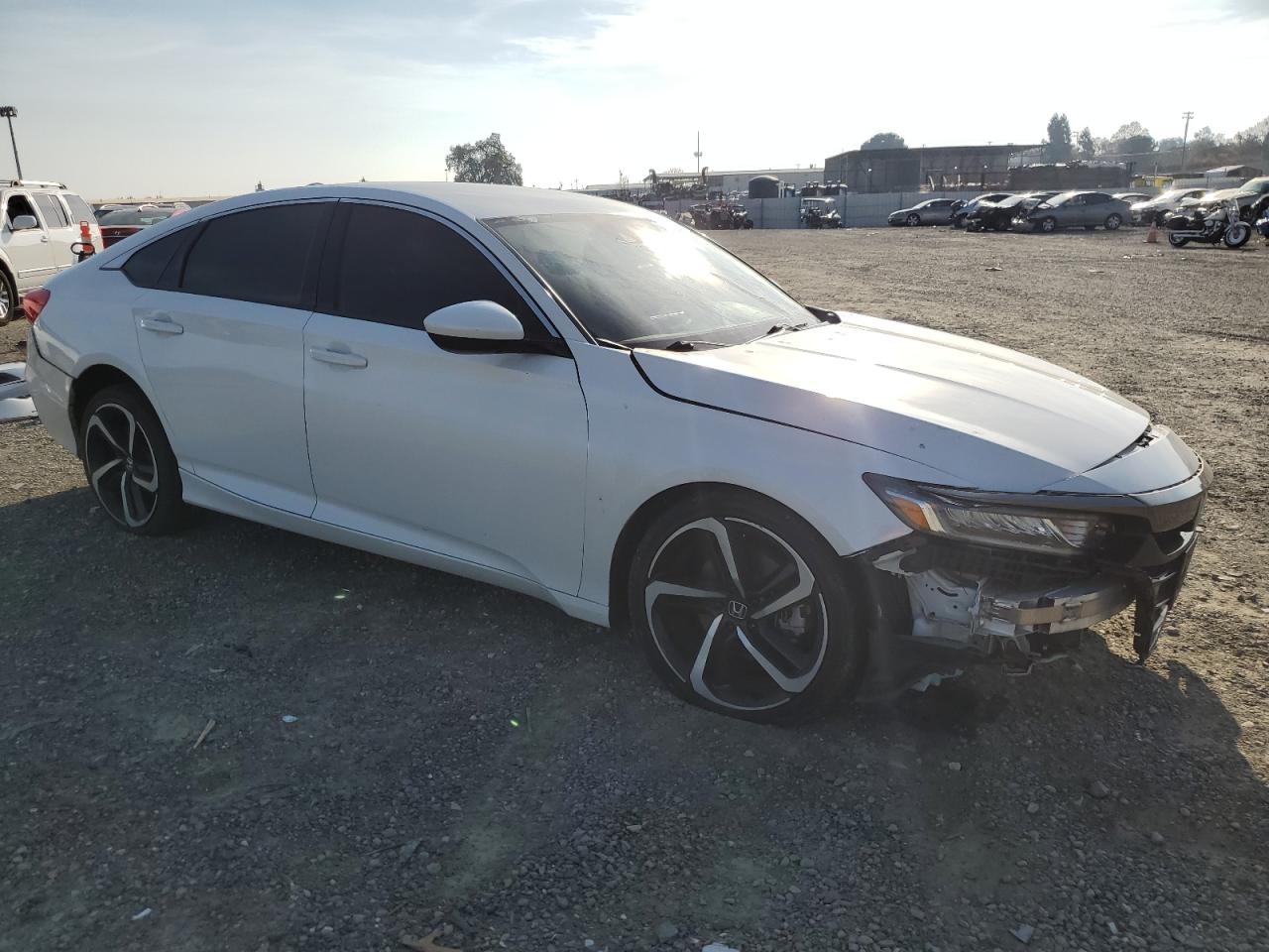 2020 Honda Accord VIN 1HGCV1F30LA116921 Copart auction photo, undercarriage / front end damage thumbnail 4