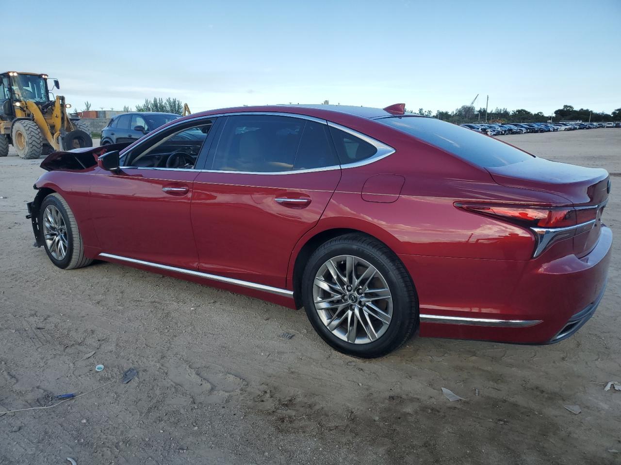 2019 Lexus LS VIN JTHB51FF0K5009992 Copart auction photo, front end / rear end damage thumbnail 2
