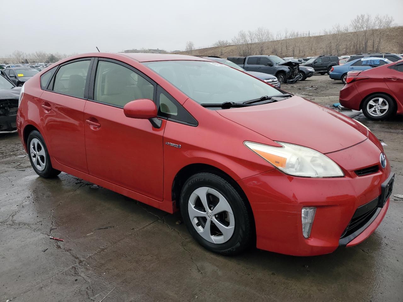 2012 Toyota Prius VIN JTDKN3DU3C1576978 Copart auction photo, mechanical damage thumbnail 4