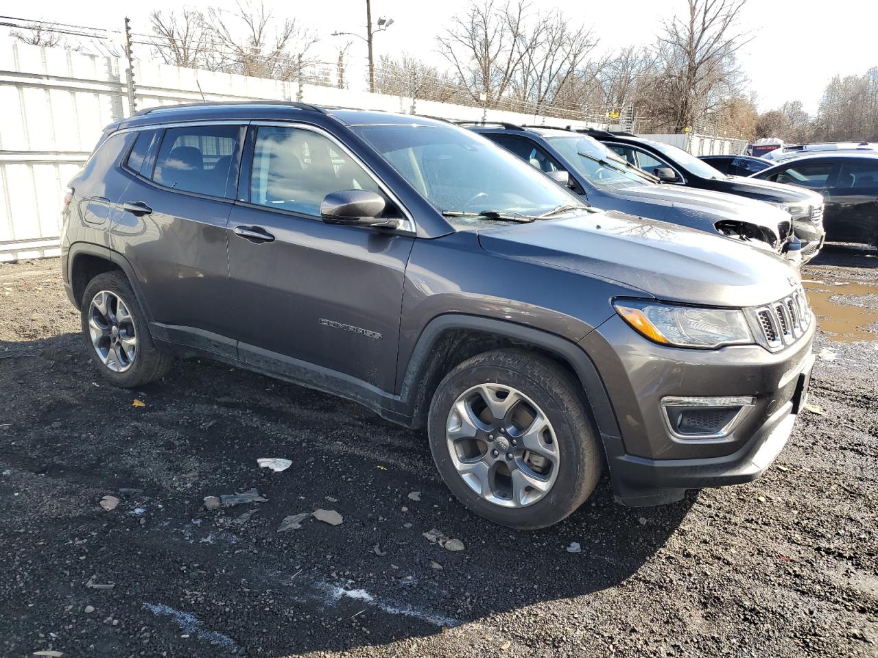 2021 Jeep Compass VIN 3C4NJDCBXMT523770 Copart auction photo, side damage thumbnail 4