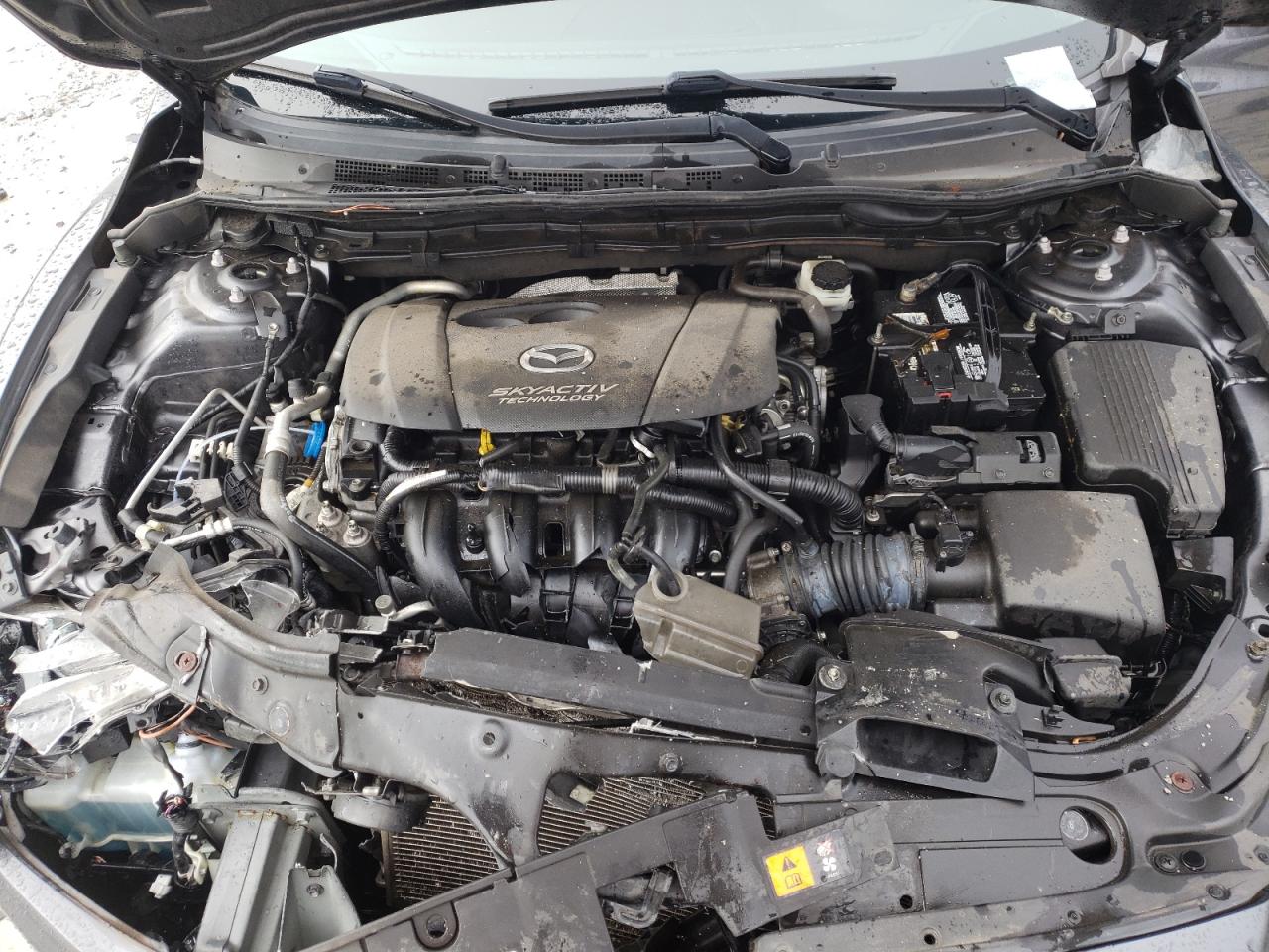 2016 Mazda 6 VIN JM1GJ1V51G1434566 Copart auction photo, front end / side damage thumbnail 13