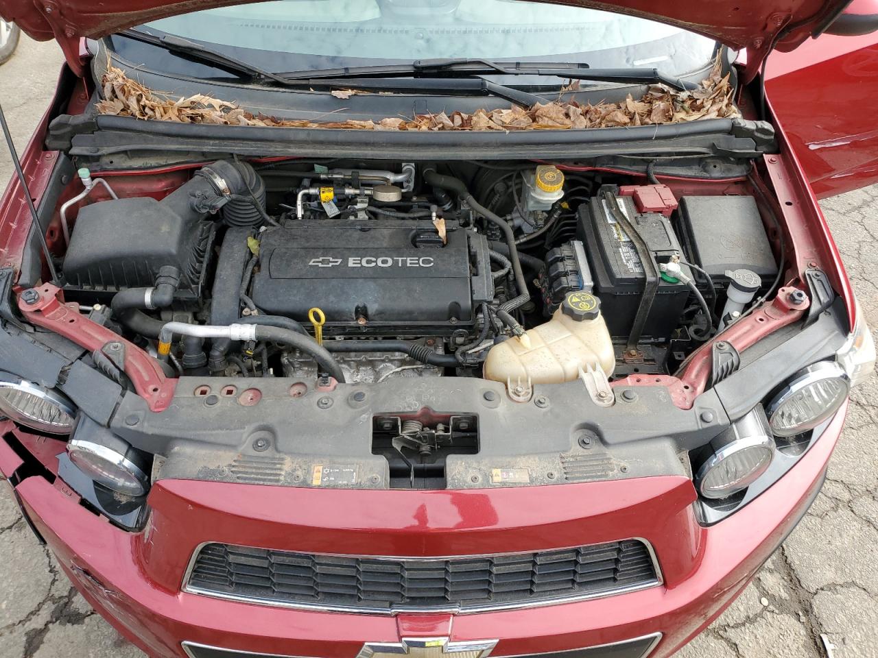 2014 Chevrolet Sonic VIN 1G1JD6SG8E4119106 Copart auction photo, front end damage thumbnail 11