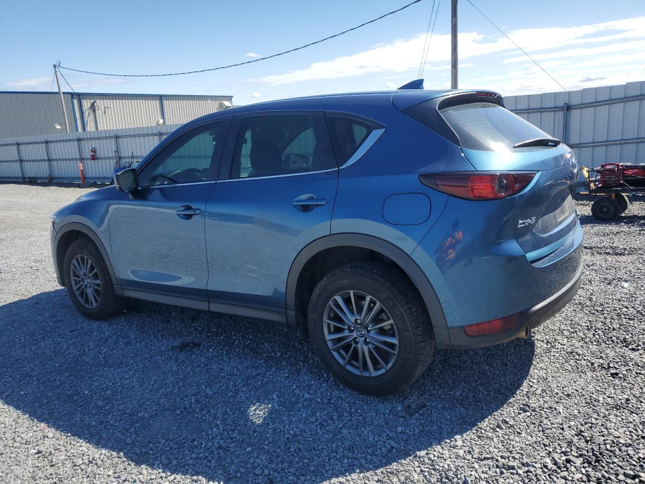 2019 Mazda CX-5 VIN JM3KFABM8K1566635 Copart auction photo, front end / side damage thumbnail 2