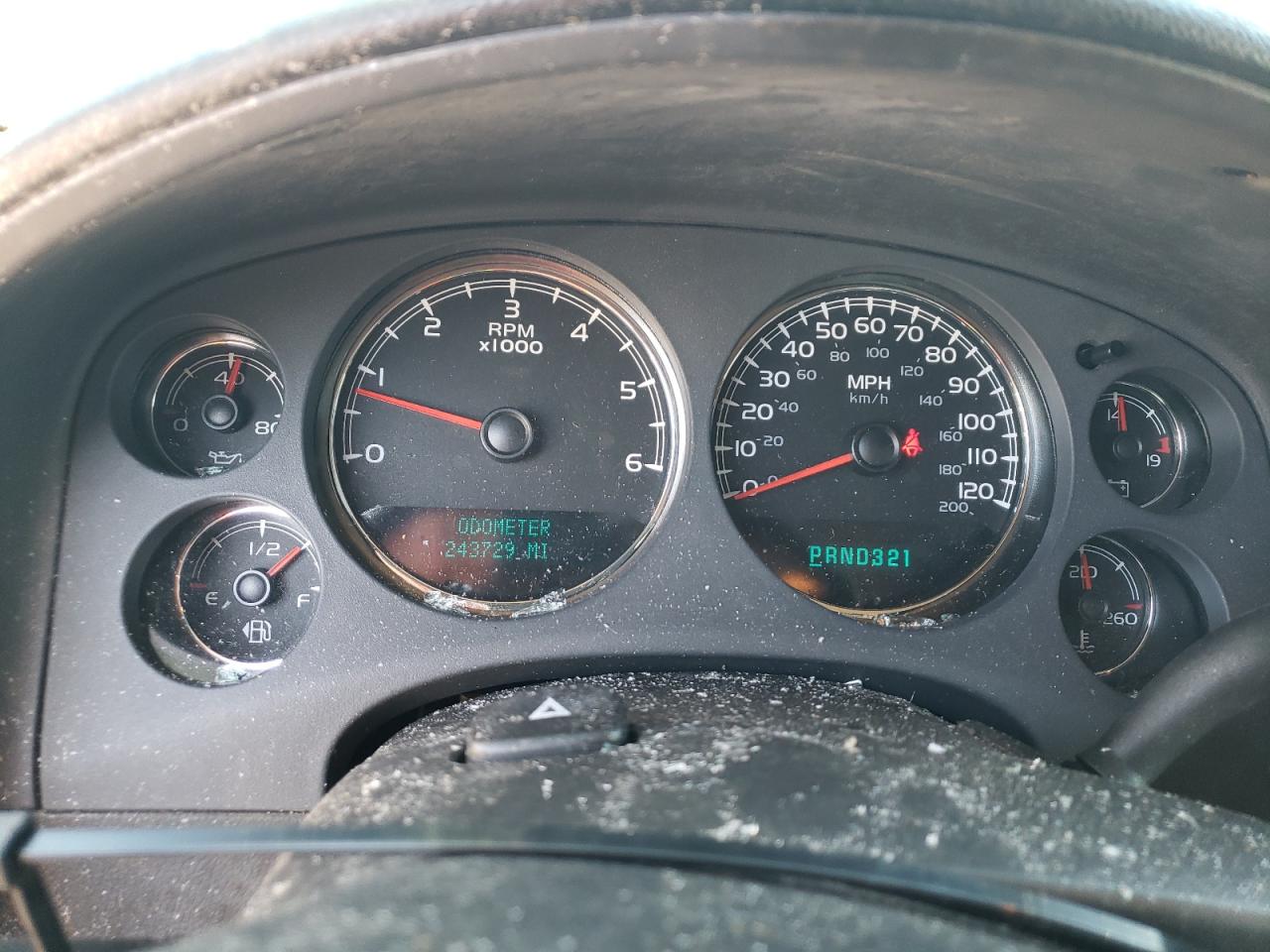 2007 Chevrolet Avalanche VIN 3GNEC12077G146862 Copart auction photo, top/roof / side damage thumbnail 9