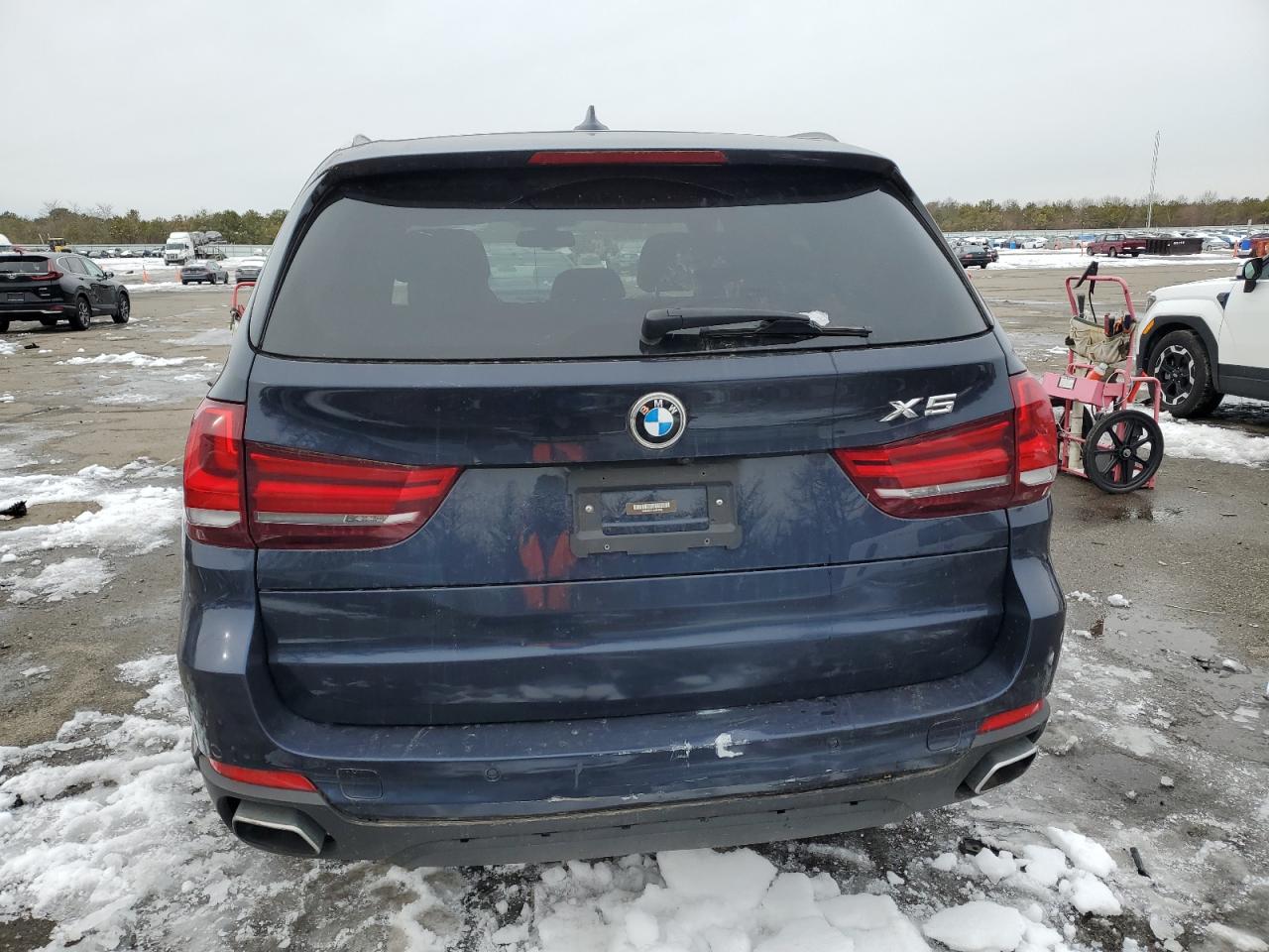 2018 BMW X5 VIN 5UXKR0C51JL074063 Copart auction photo, side / front end damage thumbnail 6