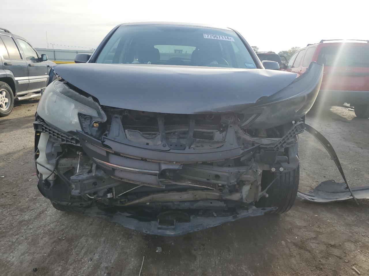 2012 Honda CR-V VIN 5J6RM3H36CL015224 Copart auction photo, front end damage thumbnail 5
