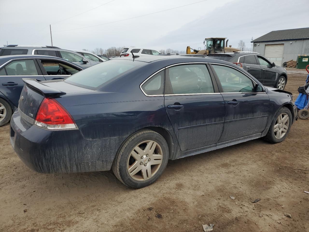 2011 Chevrolet Impala VIN 2G1WB5EK7B1288613 Copart auction photo, front end / side damage thumbnail 3