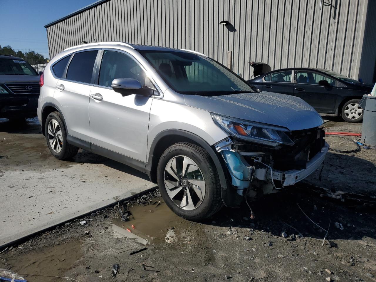 2016 Honda CR-V VIN 5J6RM3H92GL020947 Copart auction photo, front end damage thumbnail 4