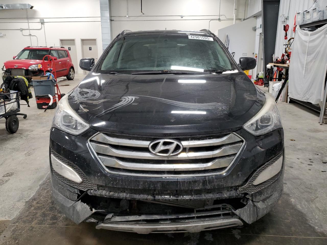 2014 Hyundai Santa Fe VIN 5XYZT3LB5EG151415 Copart auction photo, front end / minor dent/scratches damage thumbnail 5