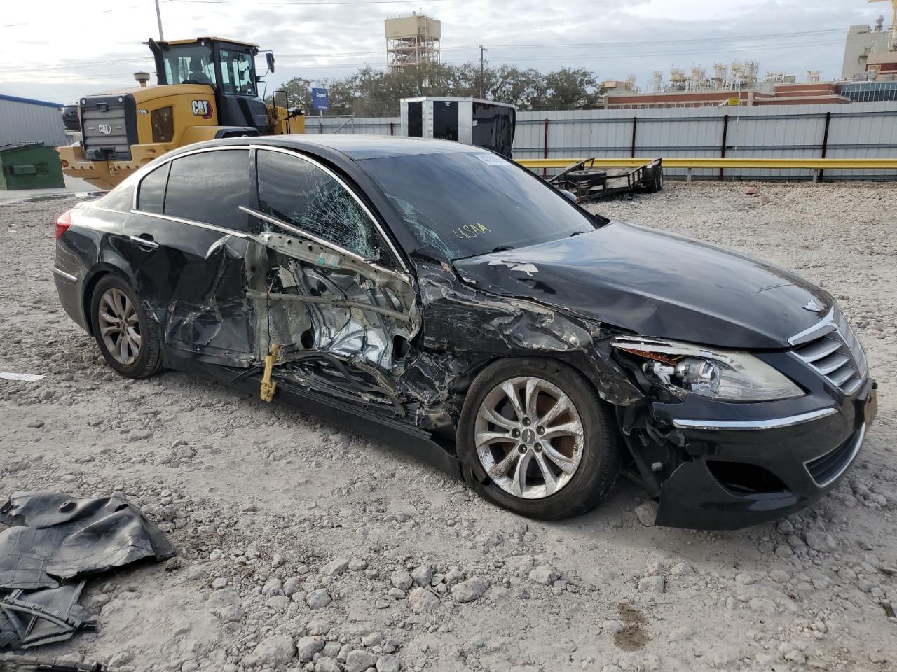 2013 Hyundai Genesis VIN KMHGC4DD1DU232322 Copart auction photo, all over damage thumbnail 4