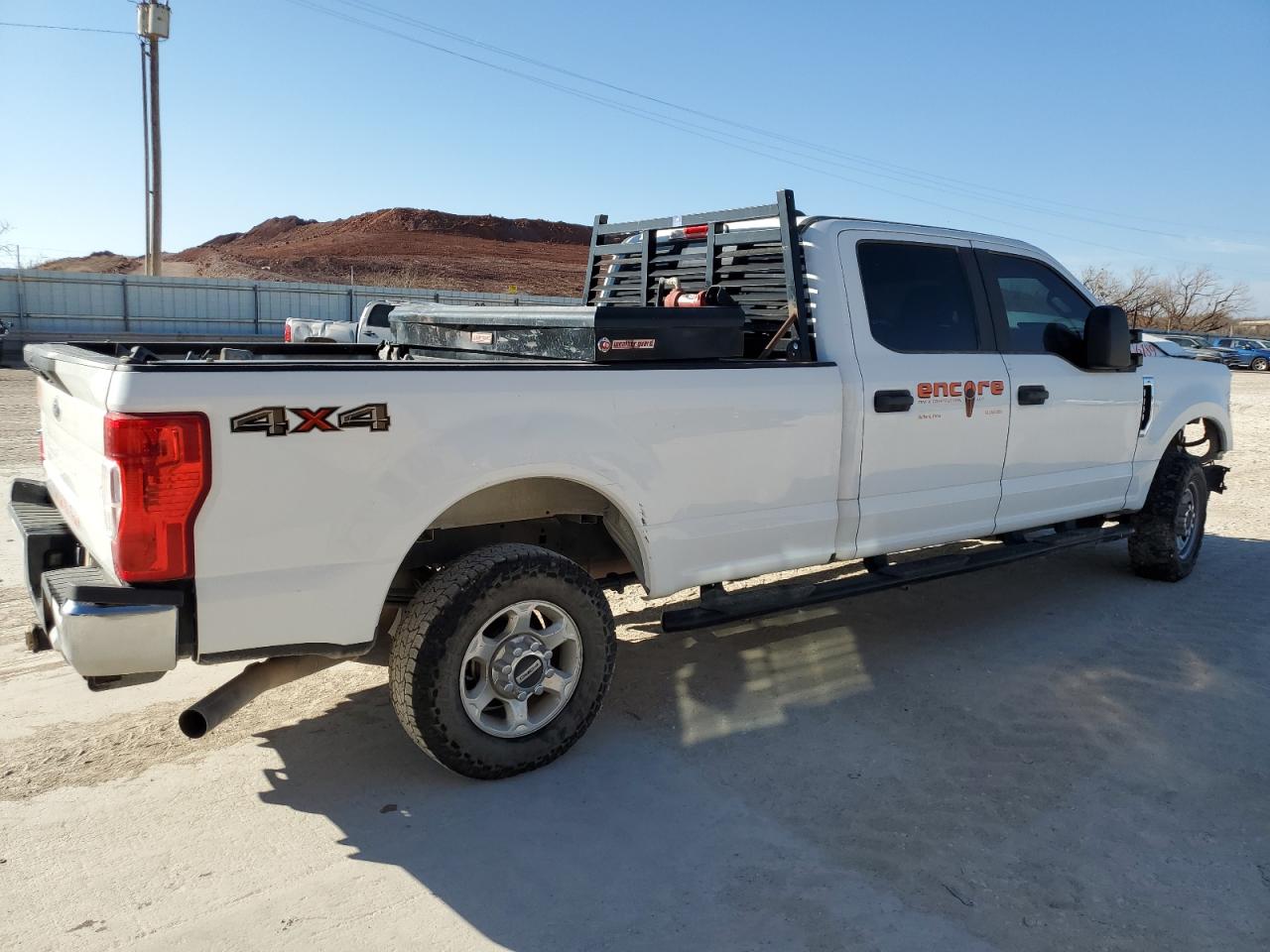 2021 Ford F250 VIN 1FT7W2B62MED96189 Copart auction photo, front end / hail damage thumbnail 3