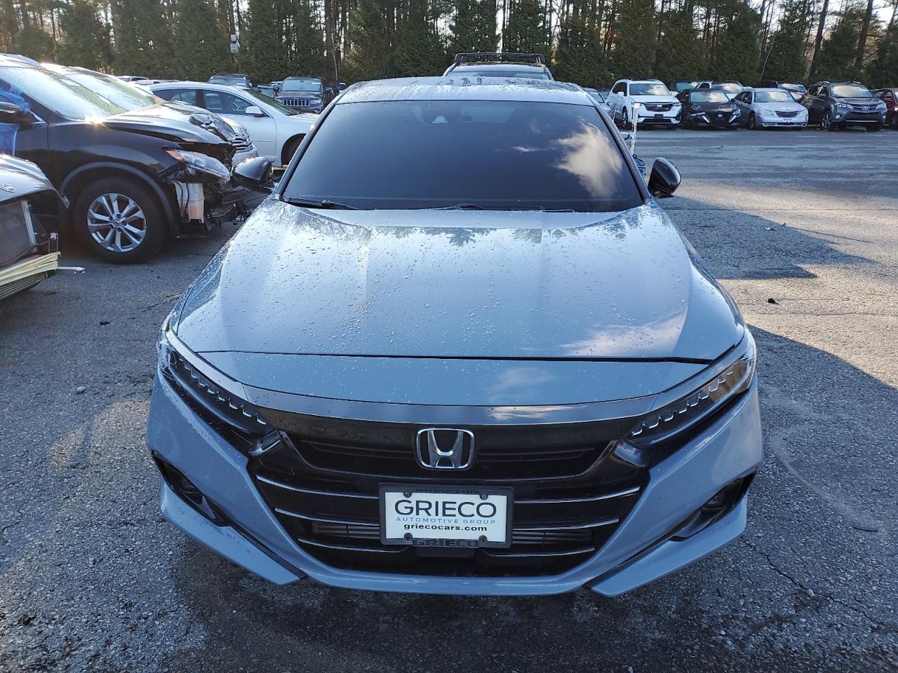 2022 Honda Accord VIN 1HGCV1F31NA107714 Copart auction photo, side / front end damage thumbnail 5