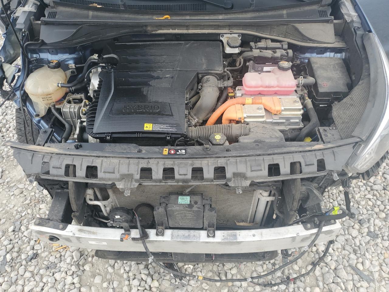 2022 KIA Niro VIN KNDCC3LC7N5537387 Copart auction photo, front end damage thumbnail 12