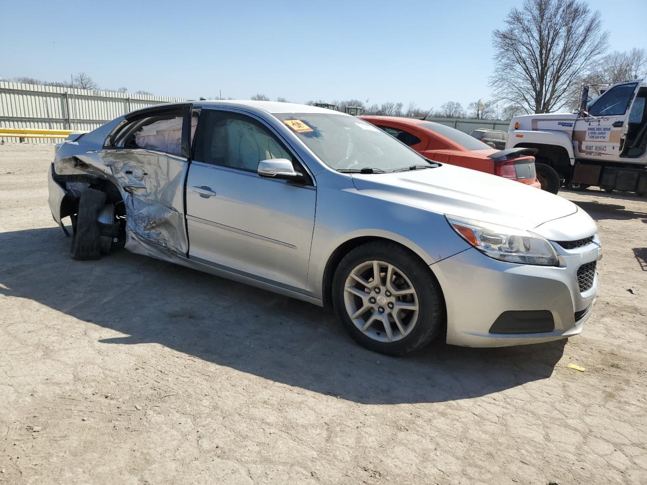 2016 Chevrolet Malibu VIN 1G11C5SA8GF109742 Copart auction photo, side / rear end damage thumbnail 4