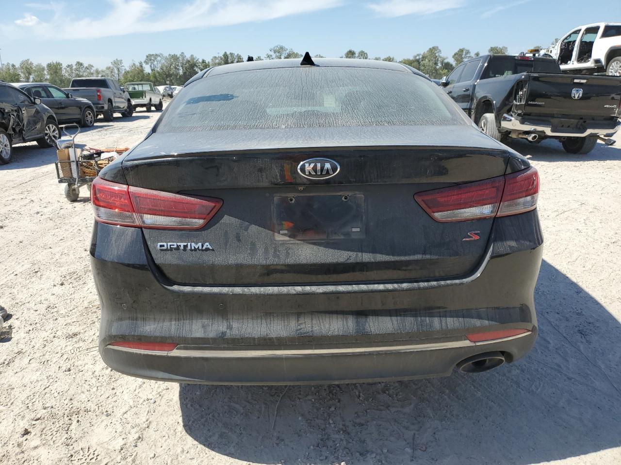 2018 KIA Optima VIN 5XXGT4L31JG232058 Copart auction photo, front end damage thumbnail 6