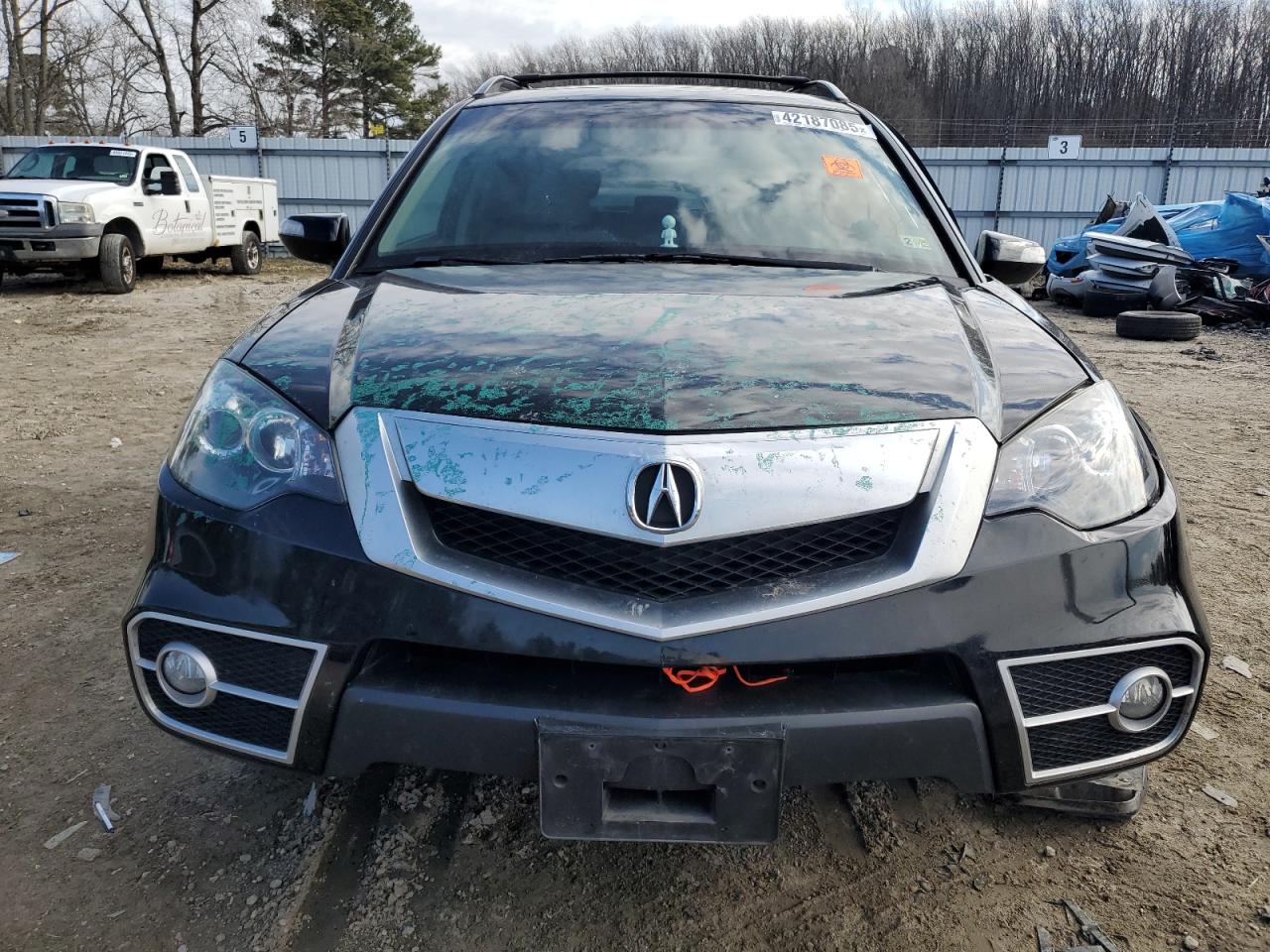 2011 Acura RDX VIN 5J8TB1H50BA006957 Copart auction photo, side / front end damage thumbnail 5