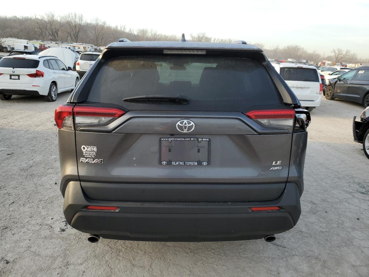 2019 Toyota RAV 4 VIN 2T3G1RFV2KC018647 Copart auction photo, side damage thumbnail 6