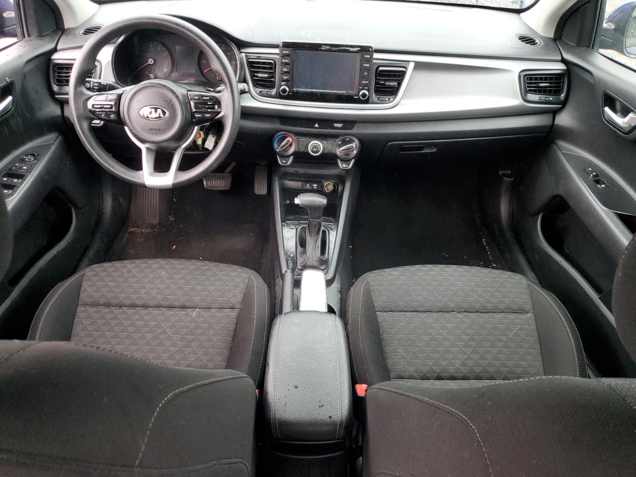 2020 KIA Rio VIN 3KPA24ADXLE319196 Copart auction photo, front end / side damage thumbnail 8