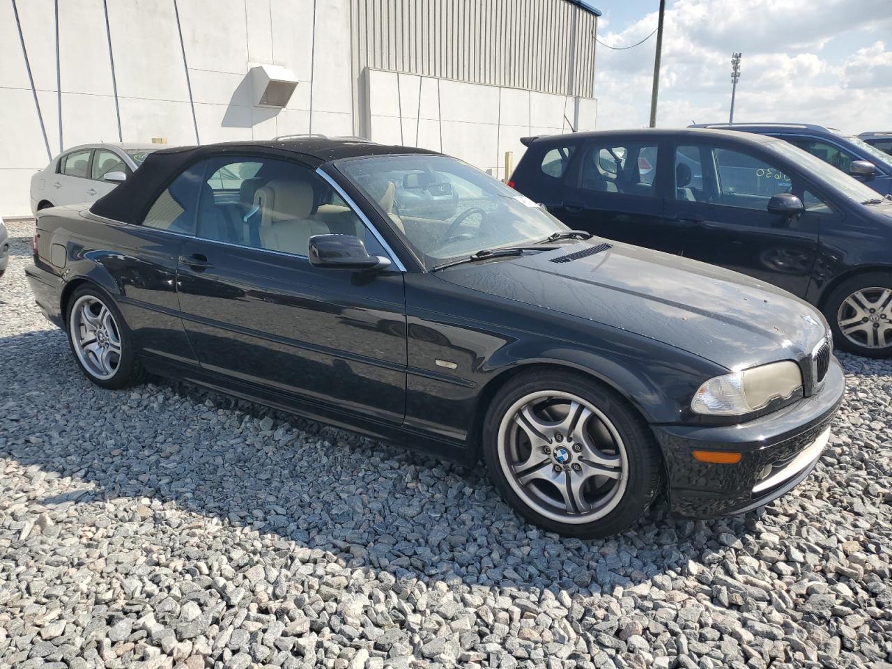 2002 BMW 3er VIN WBABS53412JU93065 Copart auction photo, top/roof damage thumbnail 4