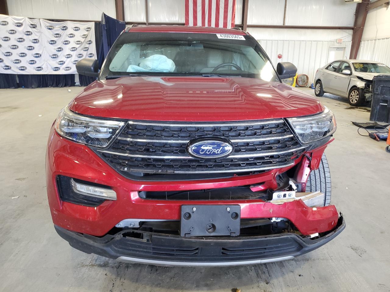2020 Ford Explorer VIN 1FMSK7DH5LGC73809 Copart auction photo, front end damage thumbnail 5
