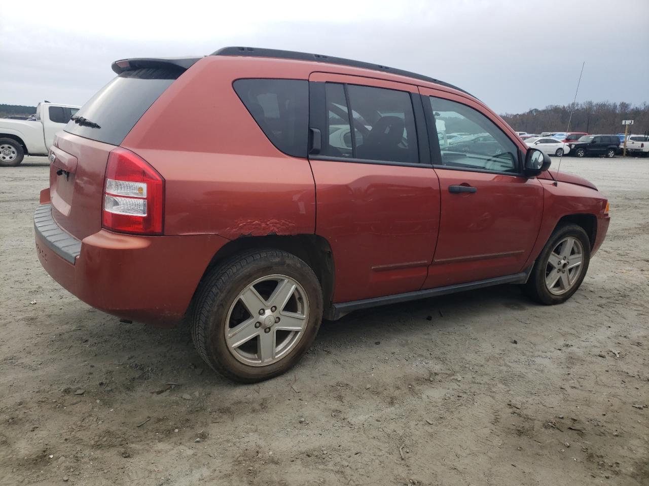 2008 Jeep Compass VIN 1J8FF47W78D714425 Copart auction photo, front end damage thumbnail 3