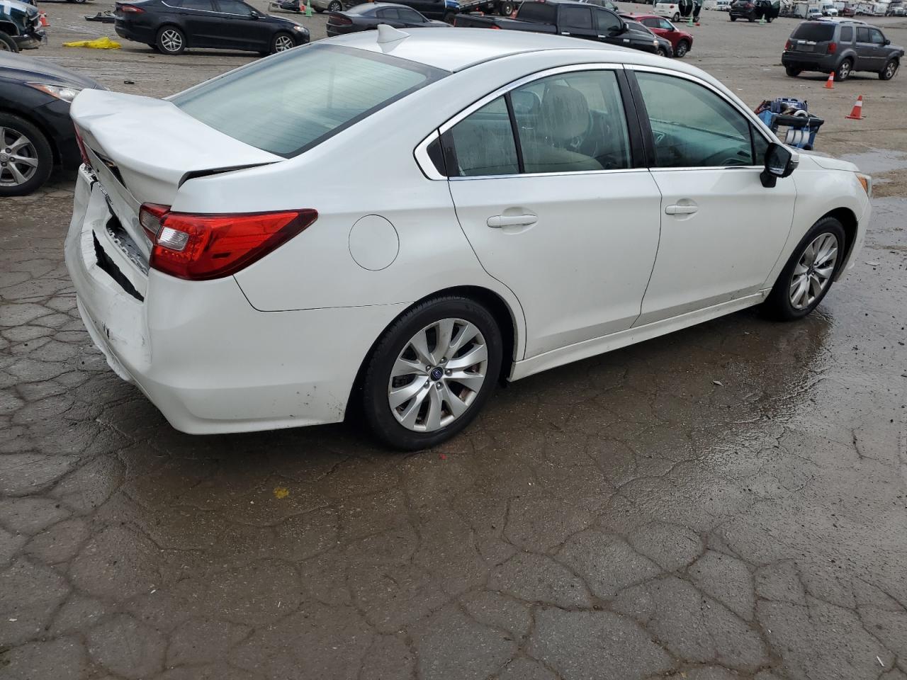 2016 Subaru Legacy VIN 4S3BNAF67G3034814 Copart auction photo, rear end damage thumbnail 3