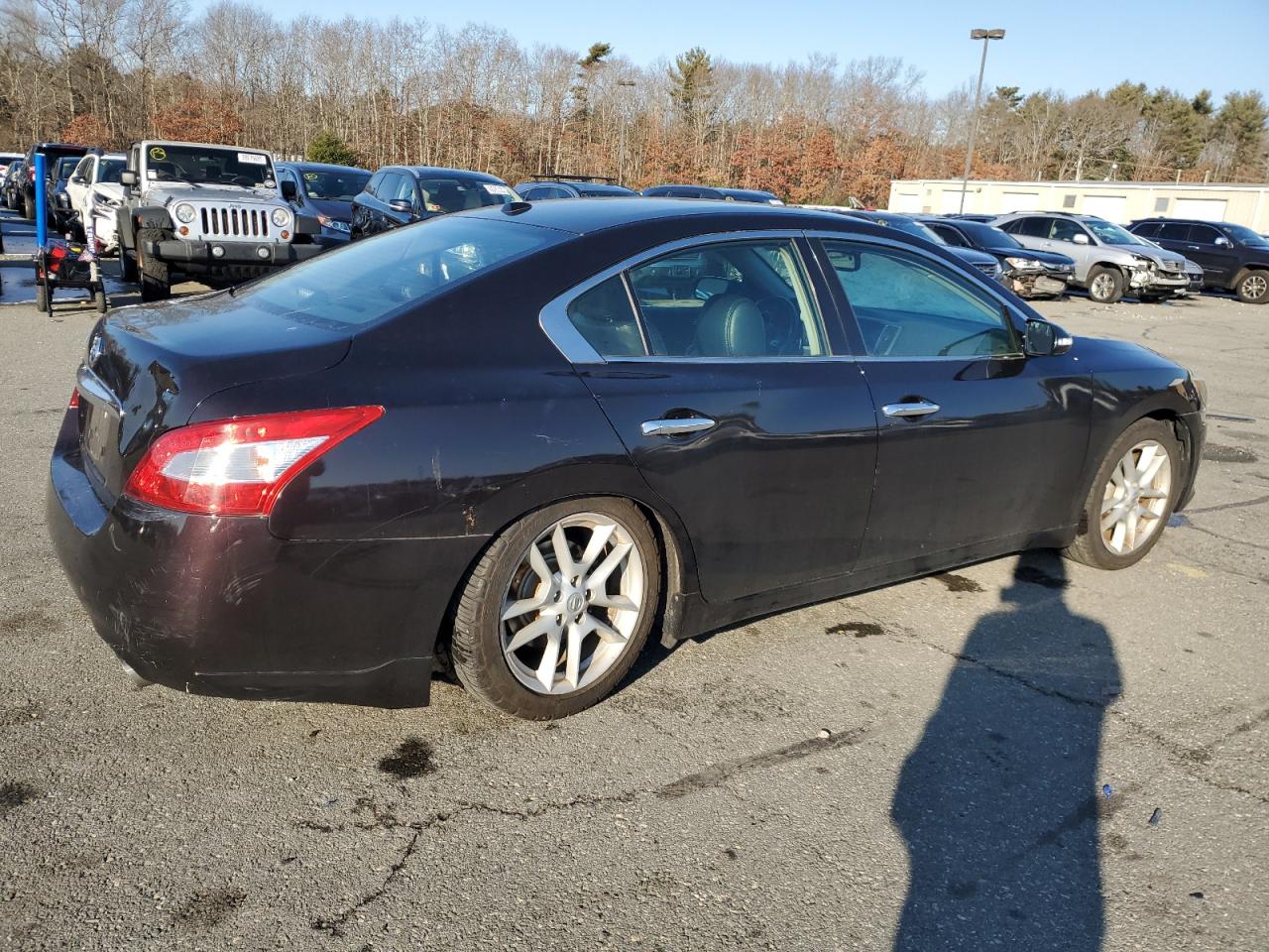2010 Nissan Maxima VIN 1N4AA5AP7AC830927 Copart auction photo, side / rear end damage thumbnail 3
