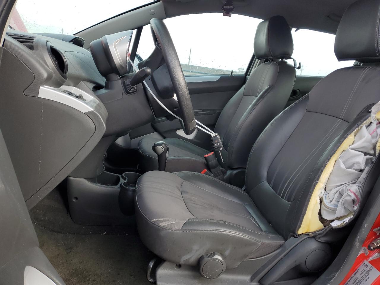 2014 Chevrolet Spark VIN KL8CD6S90EC546795 Copart auction photo, side / front end damage thumbnail 7