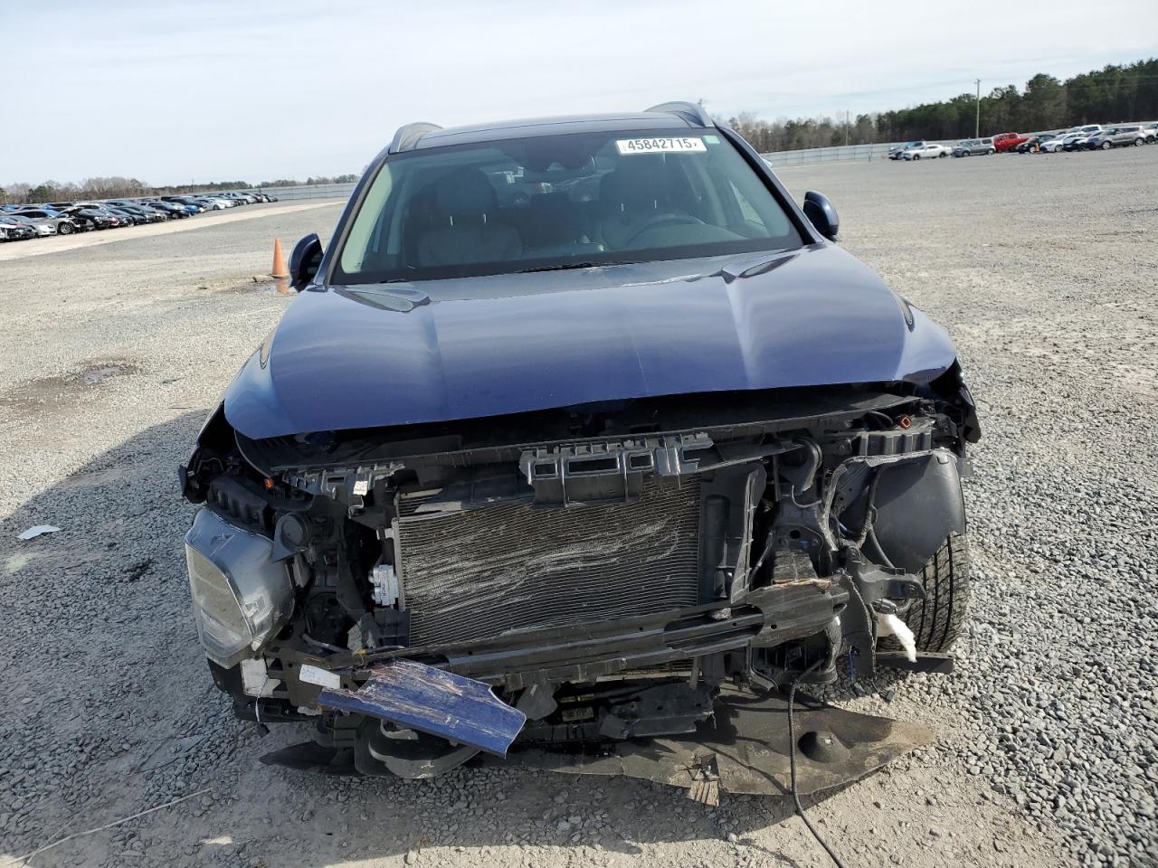2020 Hyundai Santa Fe VIN 5NMS33AD4LH139362 Copart auction photo, front end damage thumbnail 5