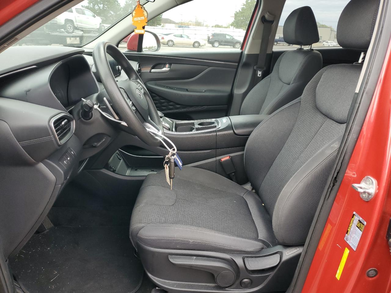 2021 Hyundai Santa Fe VIN 5NMS14AJ8MH338837 Copart auction photo, rear end damage thumbnail 7