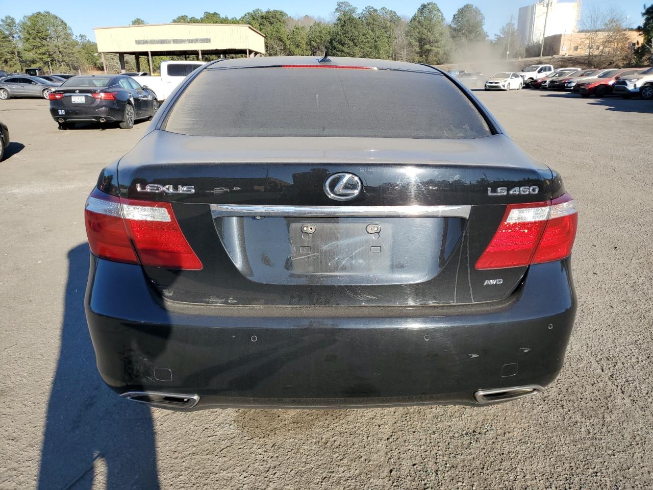 2009 Lexus LS VIN JTHCL46F095004555 Copart auction photo, front end / side damage thumbnail 6