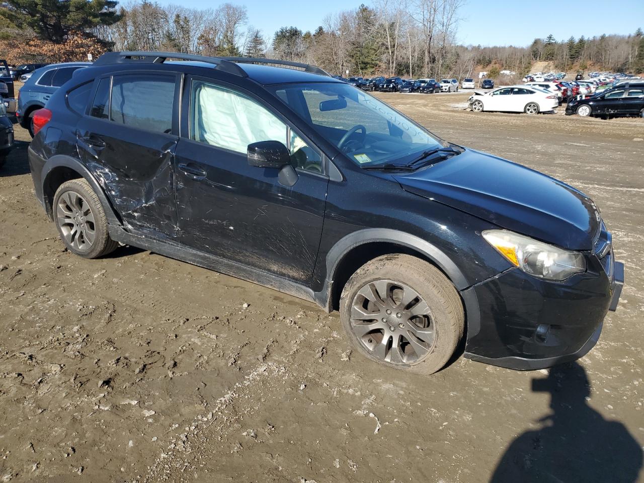 2015 Subaru XV VIN JF2GPAMC2F8281718 Copart auction photo, side / front end damage thumbnail 4