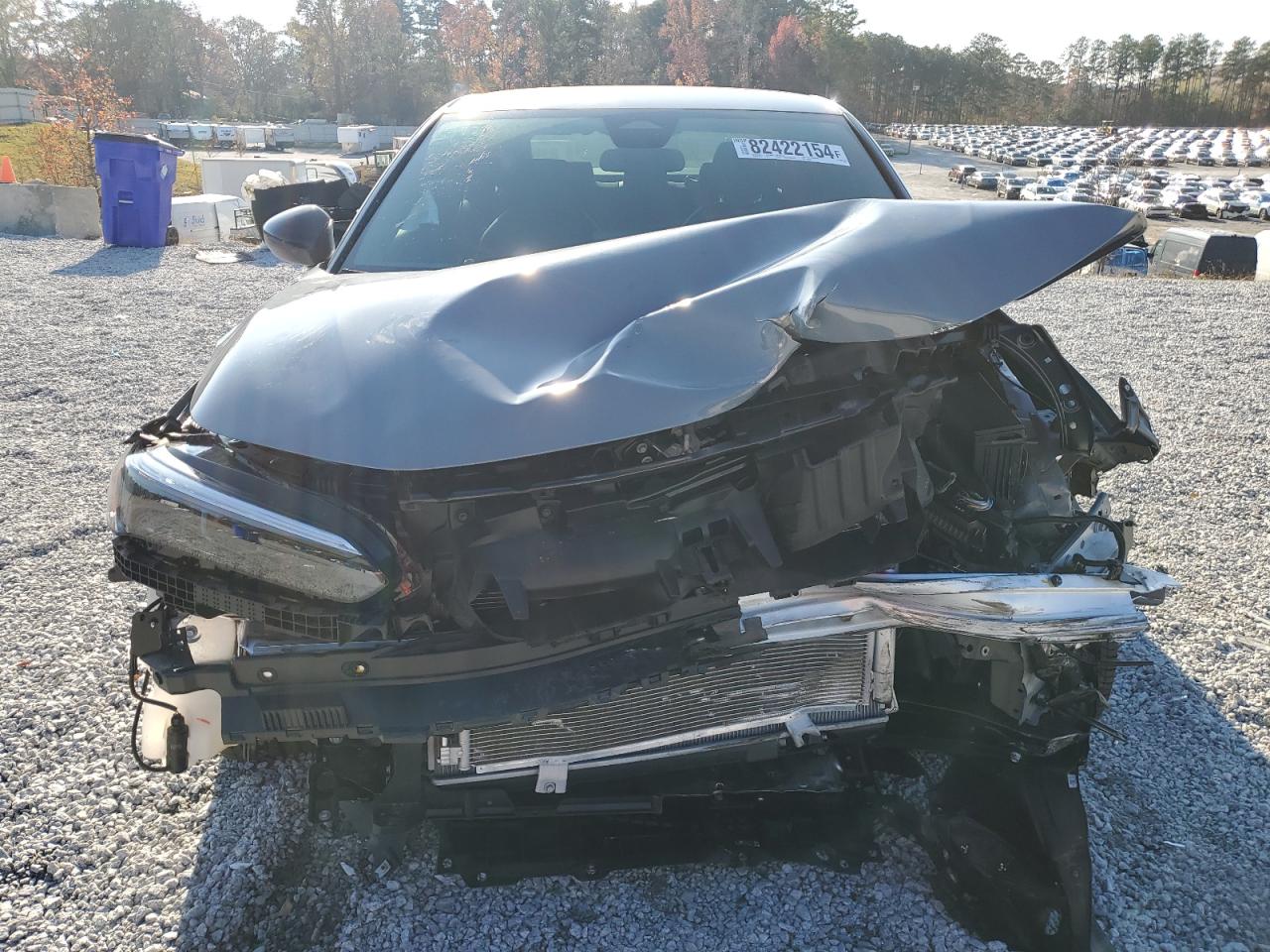 2023 Honda Civic VIN 2HGFE2F56PH556749 Copart auction photo, front end / rear end damage thumbnail 5