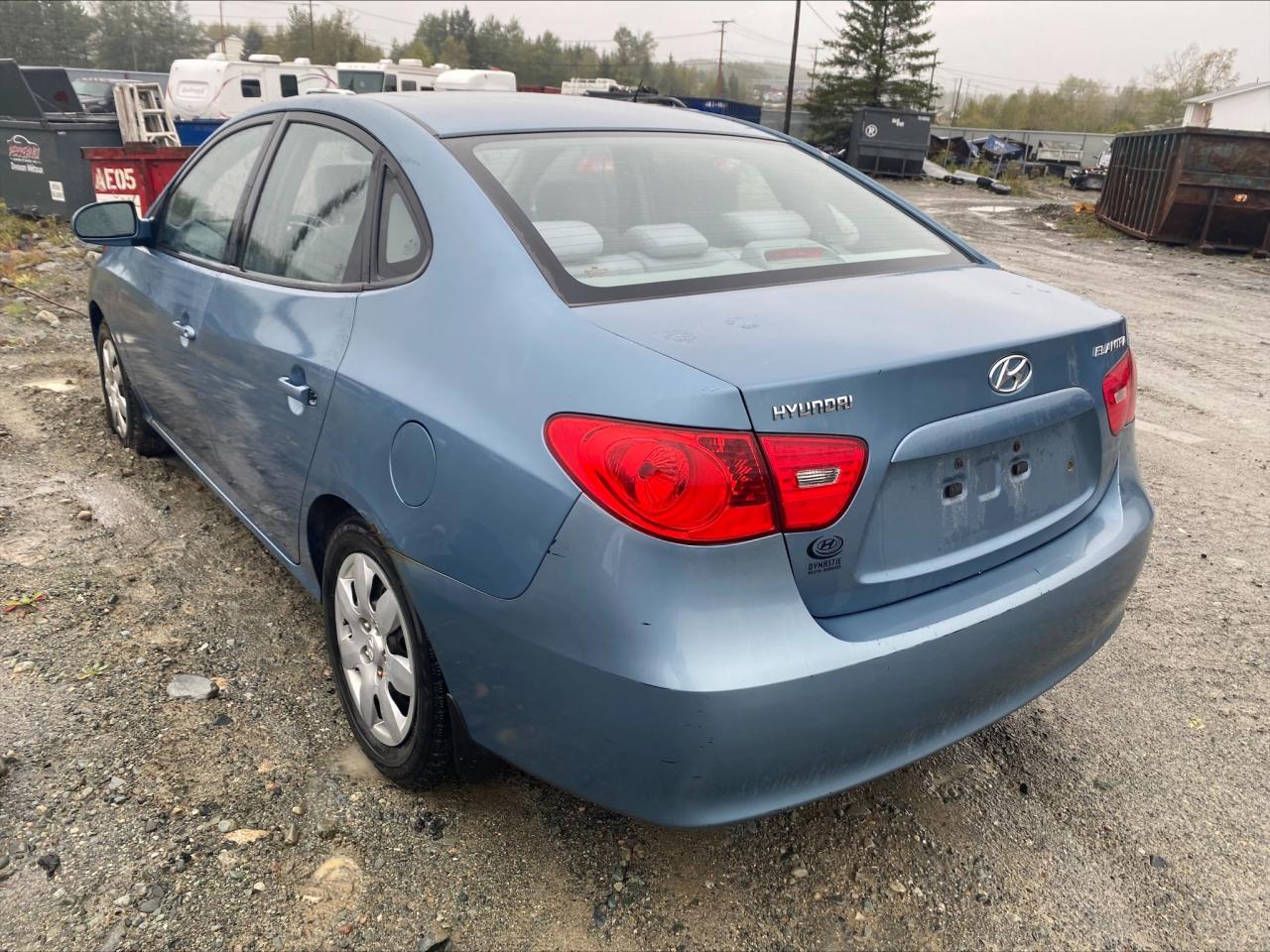 2007 Hyundai Elantra VIN KMHDU45D07U068080 Copart auction photo, side damage thumbnail 2