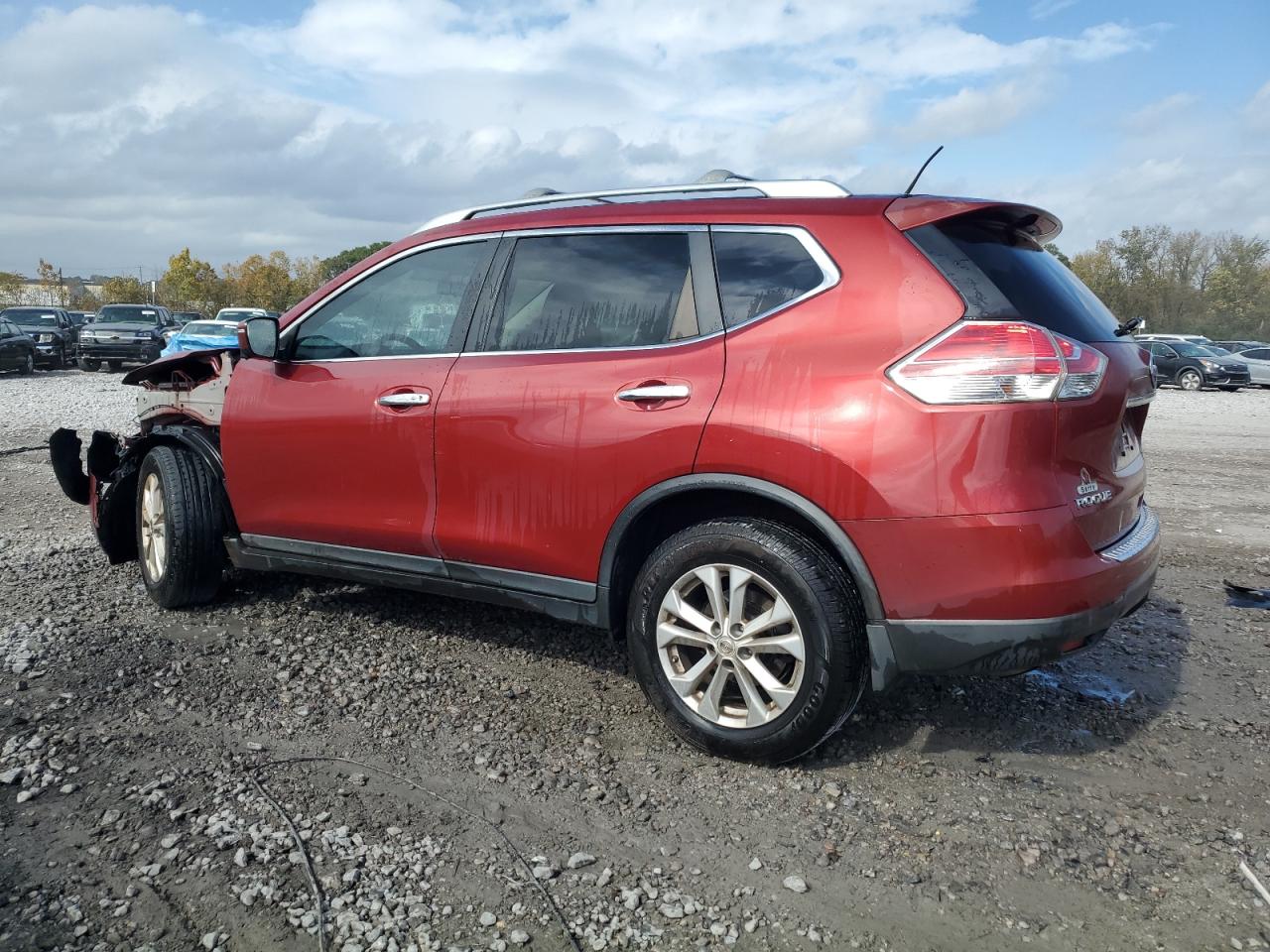 2015 Nissan Rogue VIN KNMAT2MT8FP540627 Copart auction photo, front end damage thumbnail 2
