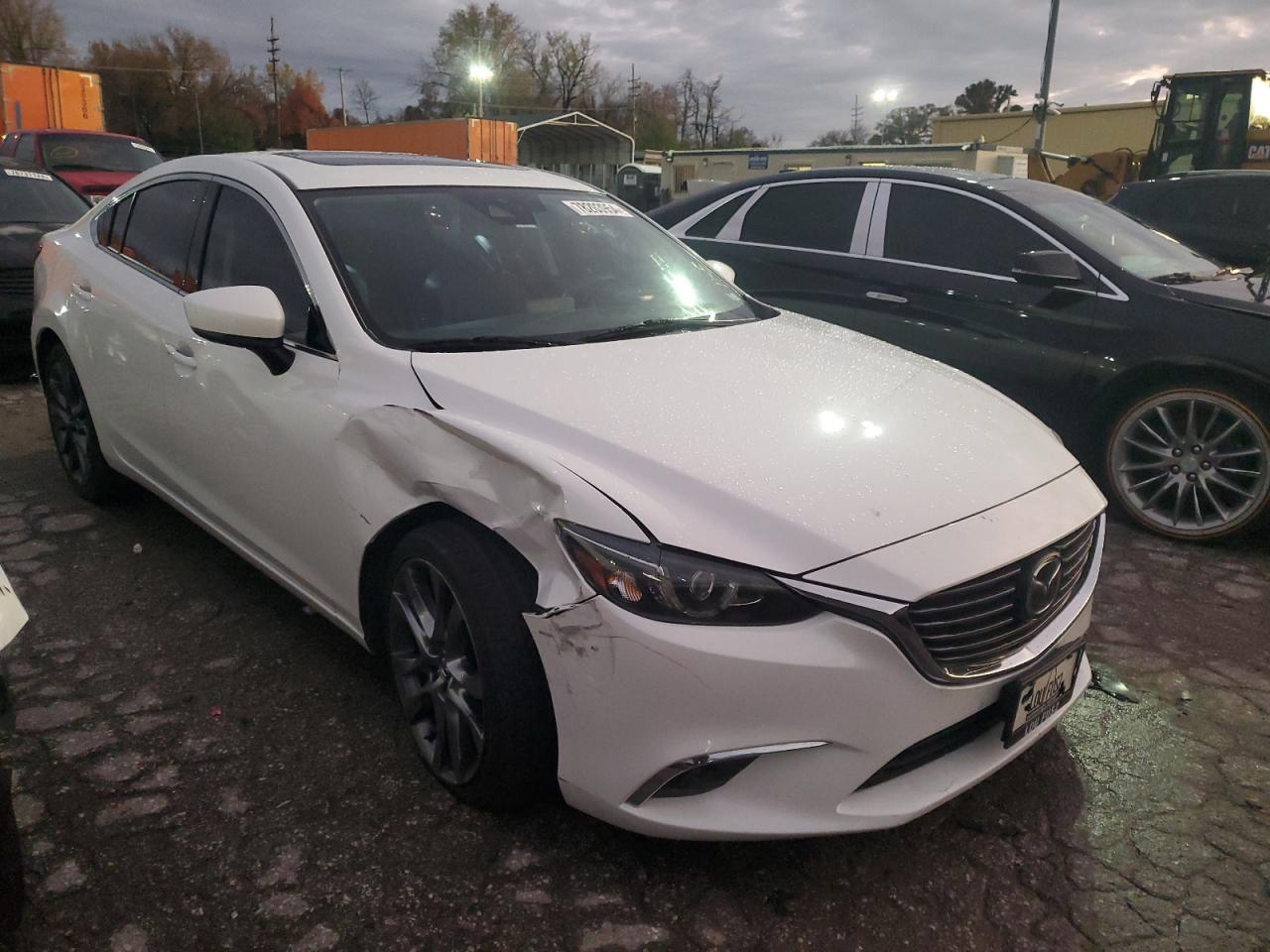 2017 Mazda 6 VIN JM1GL1W51H1110723 Copart auction photo, front end damage thumbnail 4