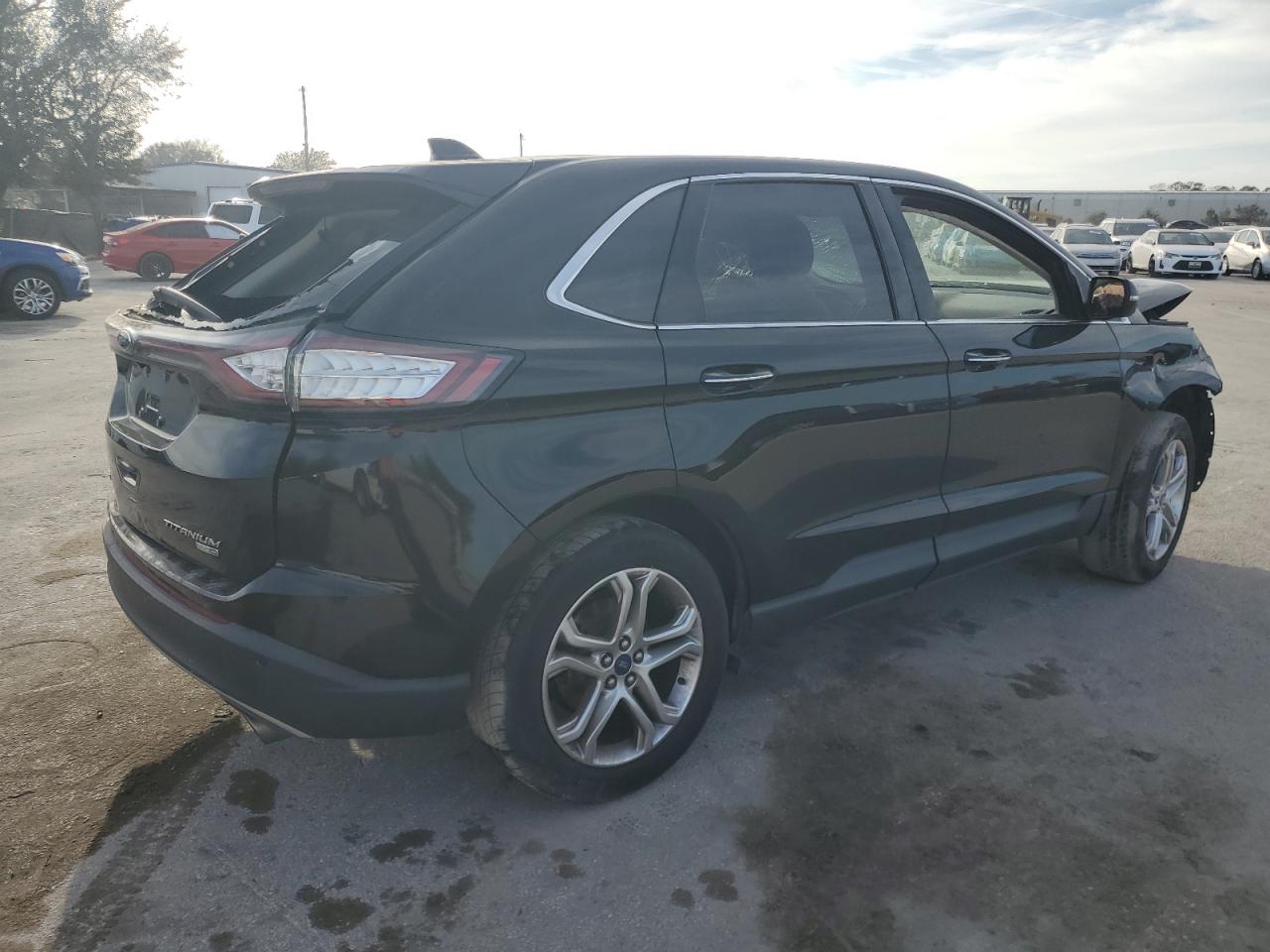 2017 Ford Edge VIN 2FMPK4K95HBC13091 Copart auction photo, all over damage thumbnail 3