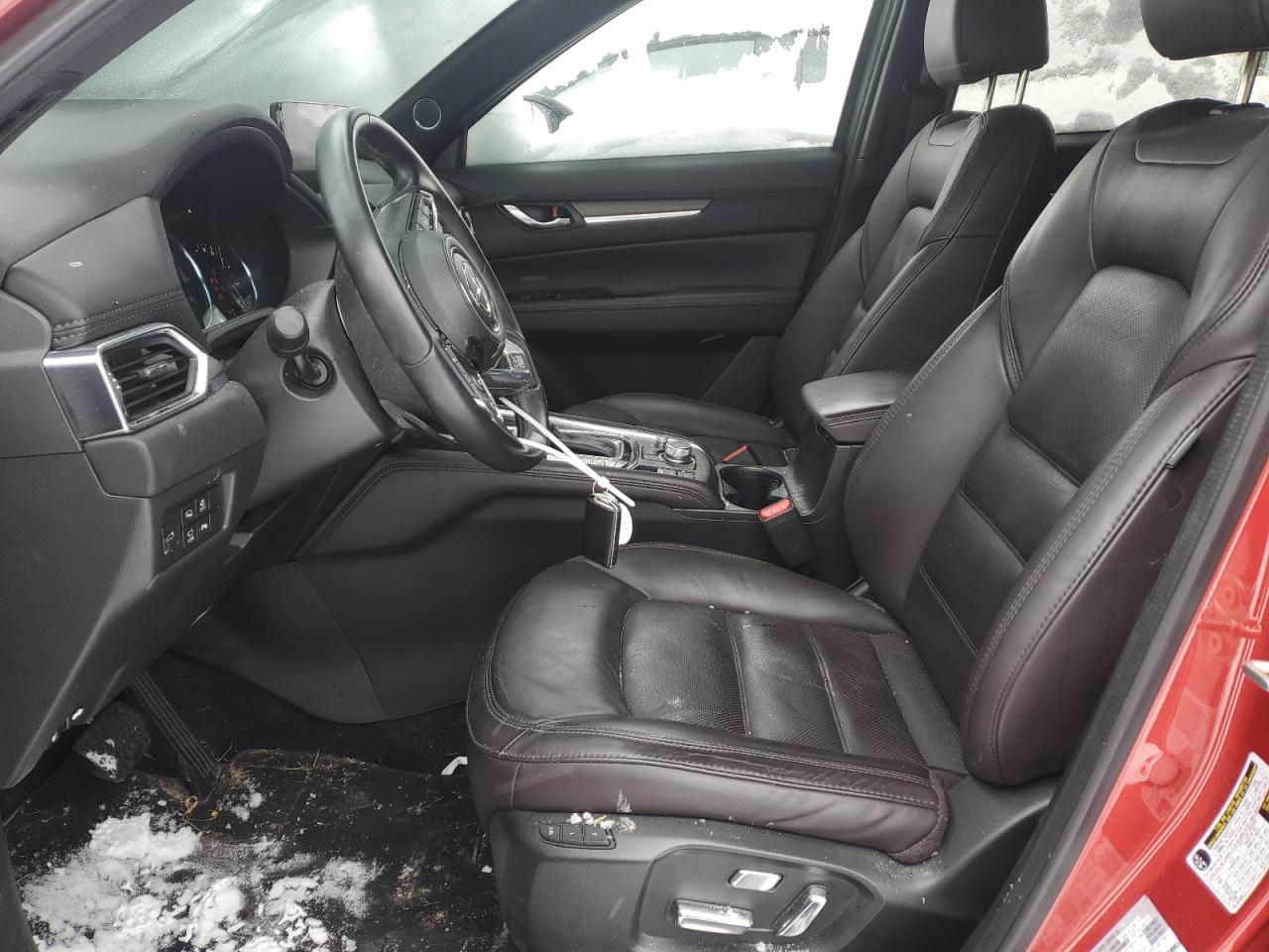 2021 Mazda CX-5 VIN JM3KFBEY7M0343399 Copart auction photo, front end damage thumbnail 7