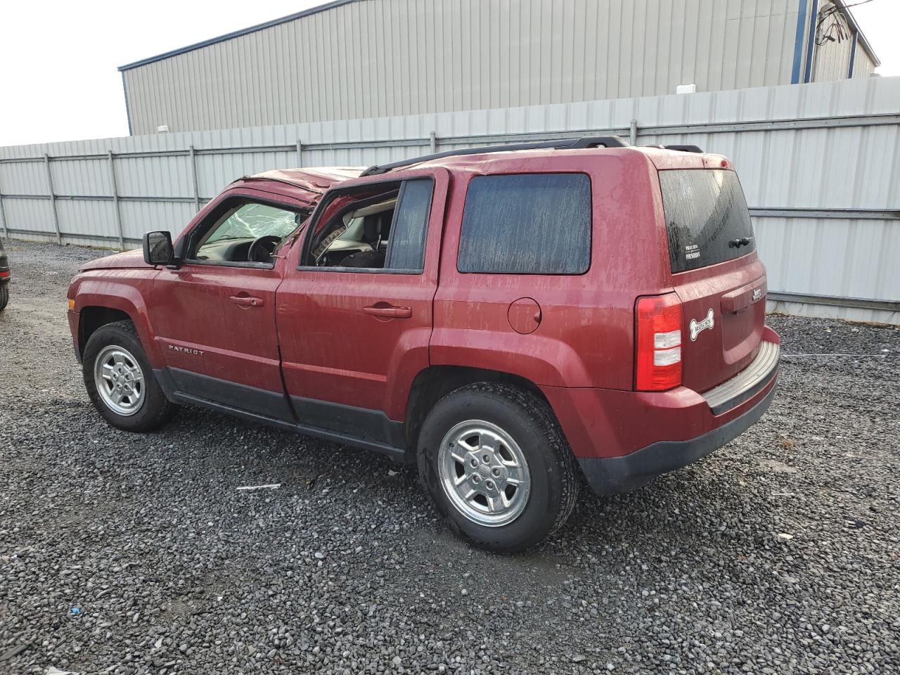 2014 Jeep Liberty (Patriot) VIN 1C4NJPBA4ED690207 Copart auction photo, top/roof damage thumbnail 2