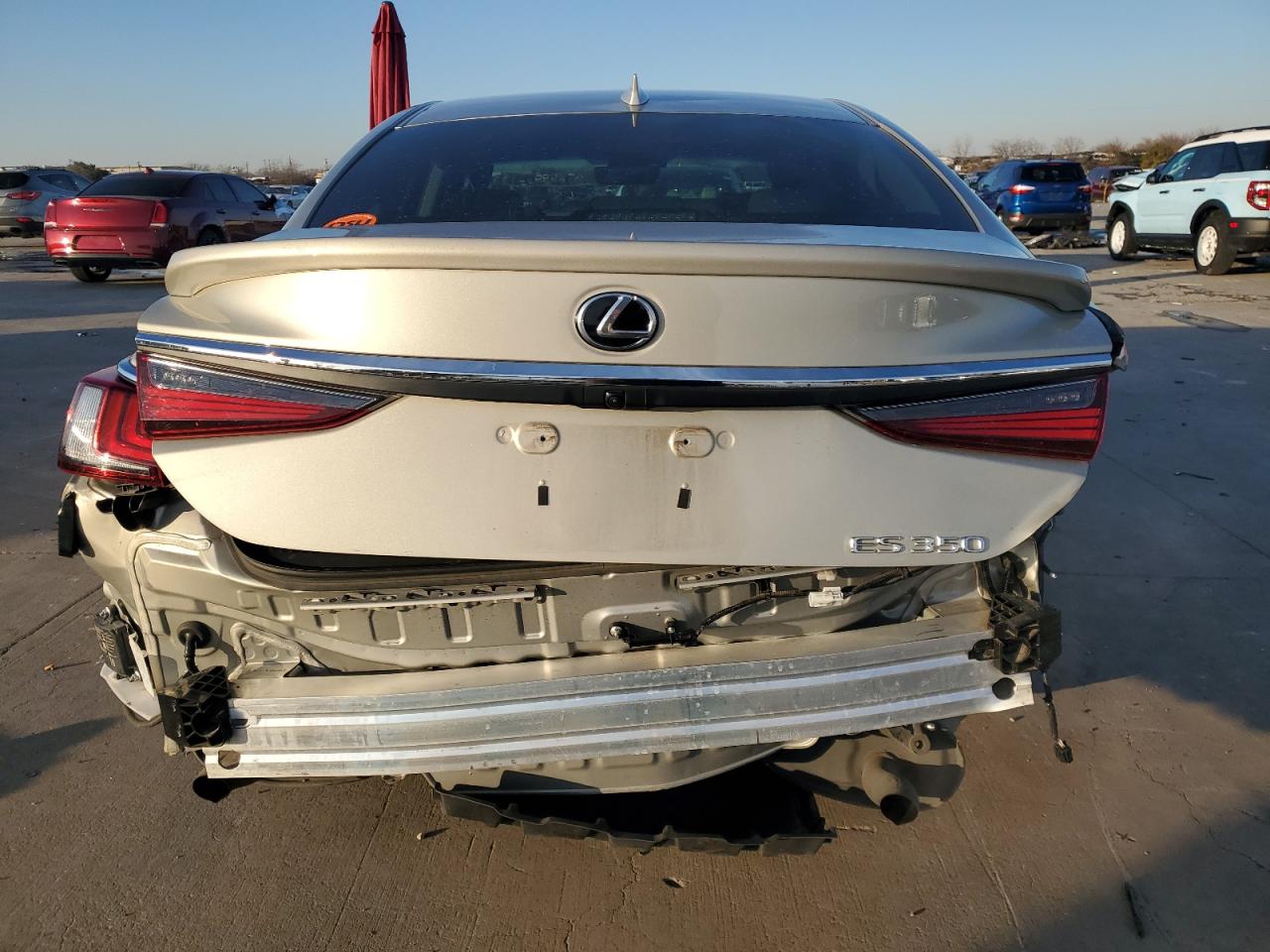 2020 Lexus ES VIN 58ADZ1B14LU076003 Copart auction photo, rear end damage thumbnail 6