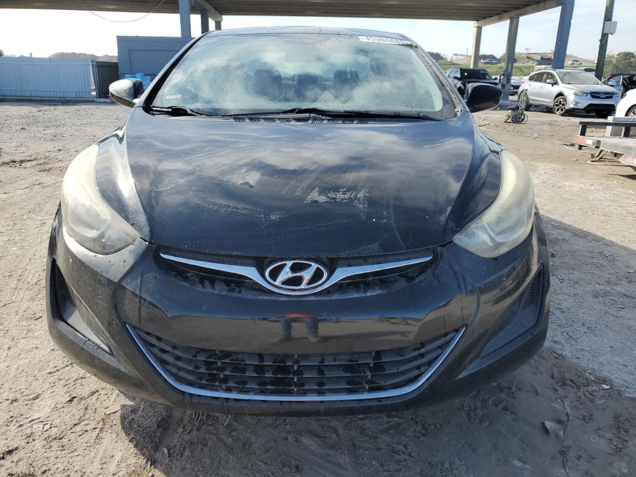 2016 Hyundai Elantra VIN KMHDH4AEXGU601698 Copart auction photo, front end / minor dent/scratches damage thumbnail 5
