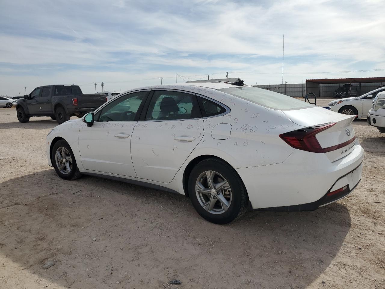 2022 Hyundai Sonata VIN KMHL24JA9NA233751 Copart auction photo, hail damage thumbnail 2