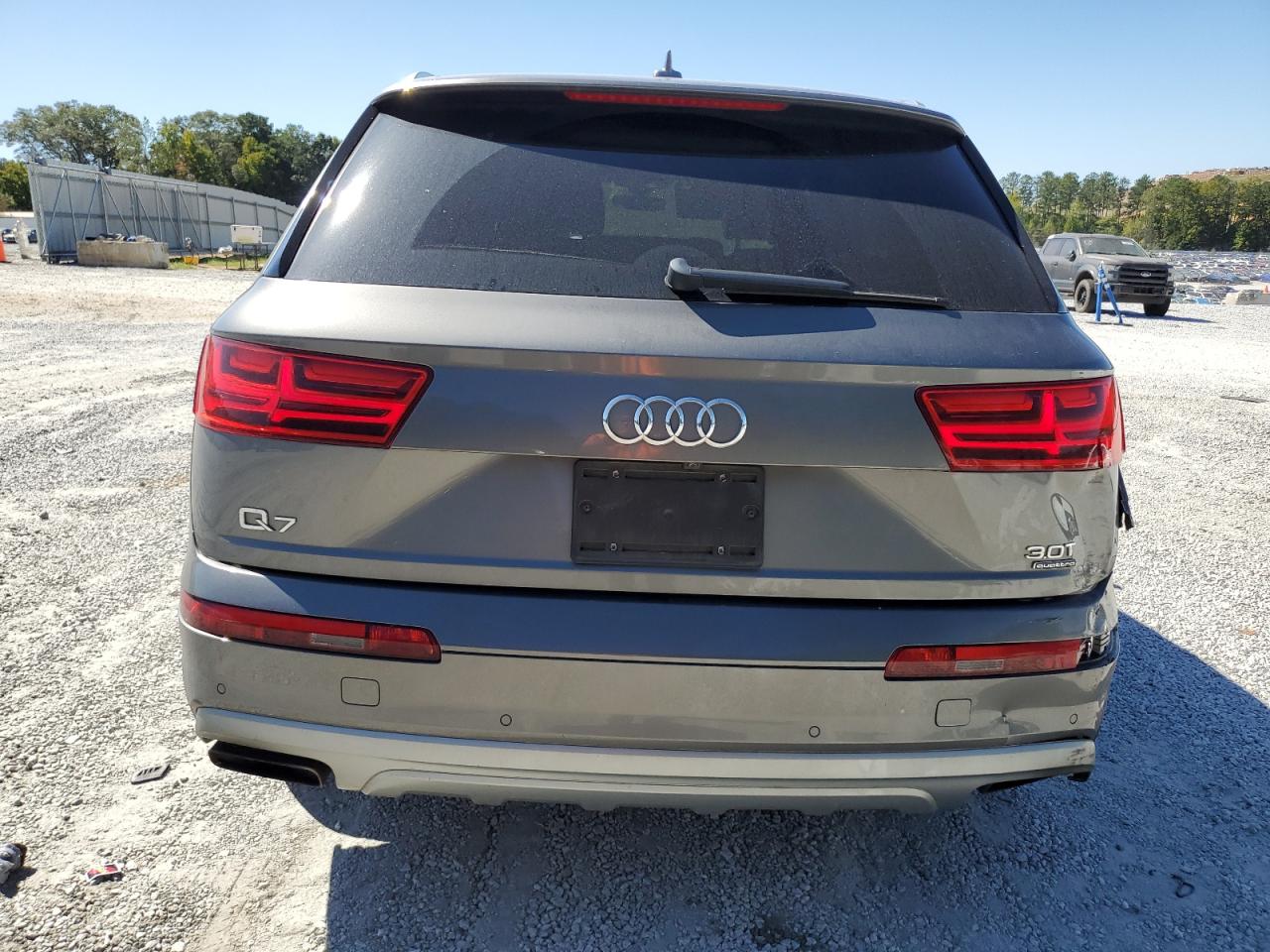 2017 Audi Q7 VIN WA1LAAF75HD058396 Copart auction photo, rear end damage thumbnail 6