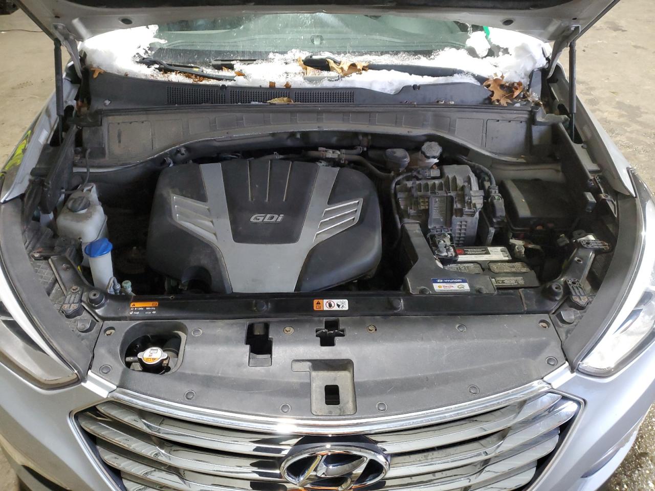 2015 Hyundai Santa Fe VIN KM8SRDHF8FU124366 Copart auction photo, undercarriage damage thumbnail 12