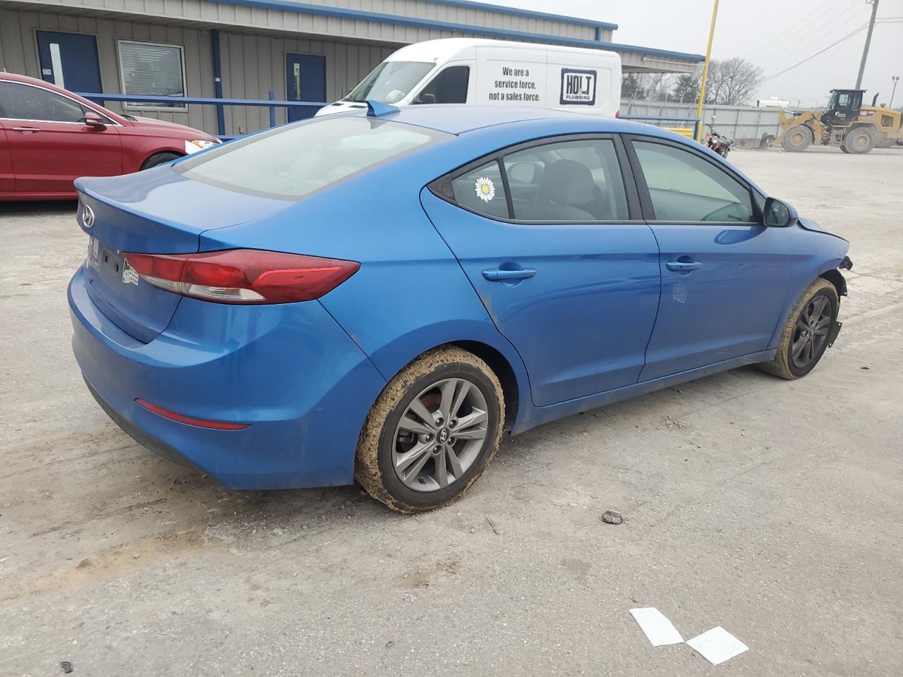2018 Hyundai Elantra VIN KMHD84LF9JU612298 Copart auction photo, front end damage thumbnail 3