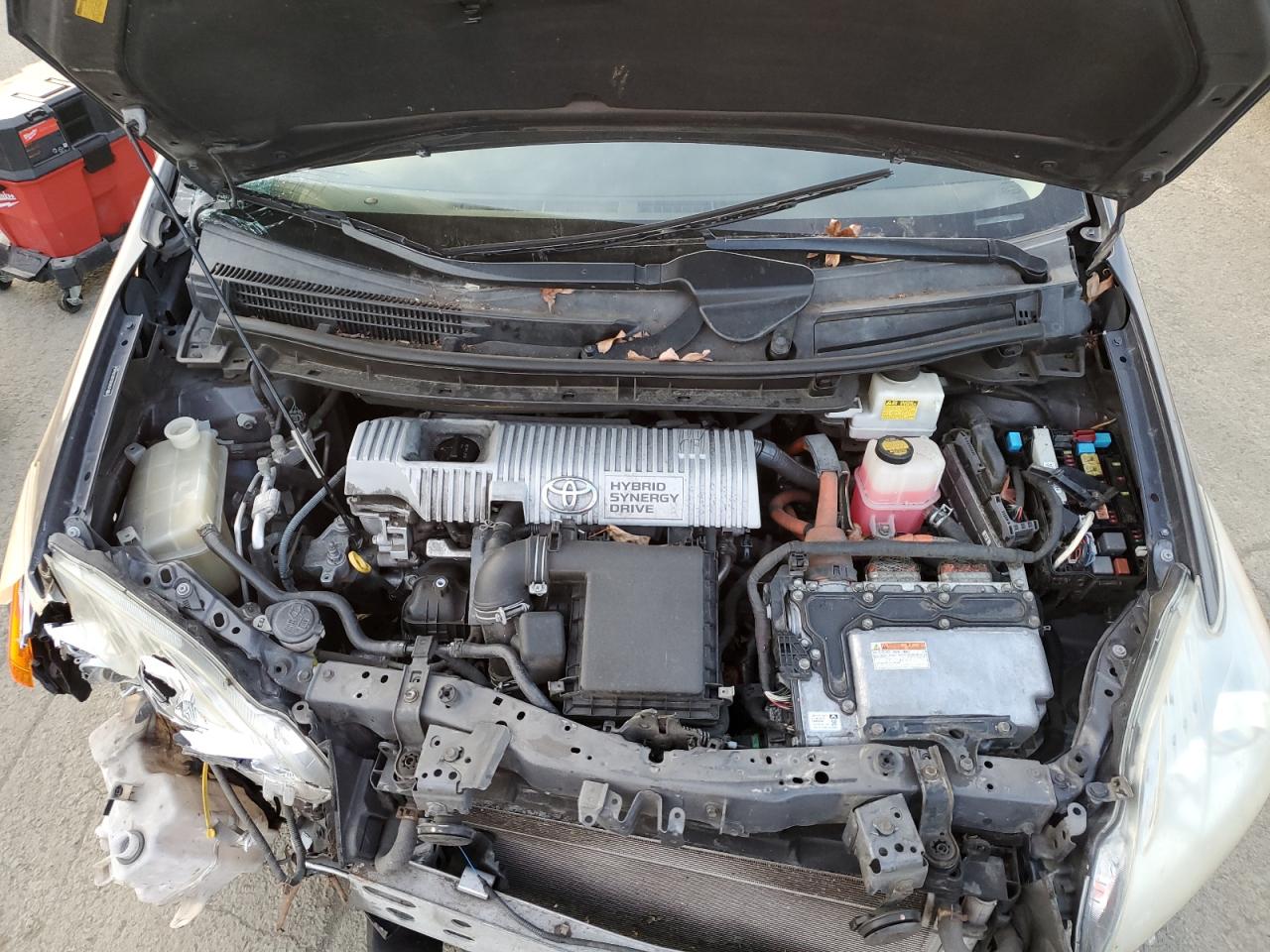 2011 Toyota Prius VIN JTDKN3DU2B1396454 Copart auction photo, all over damage thumbnail 11
