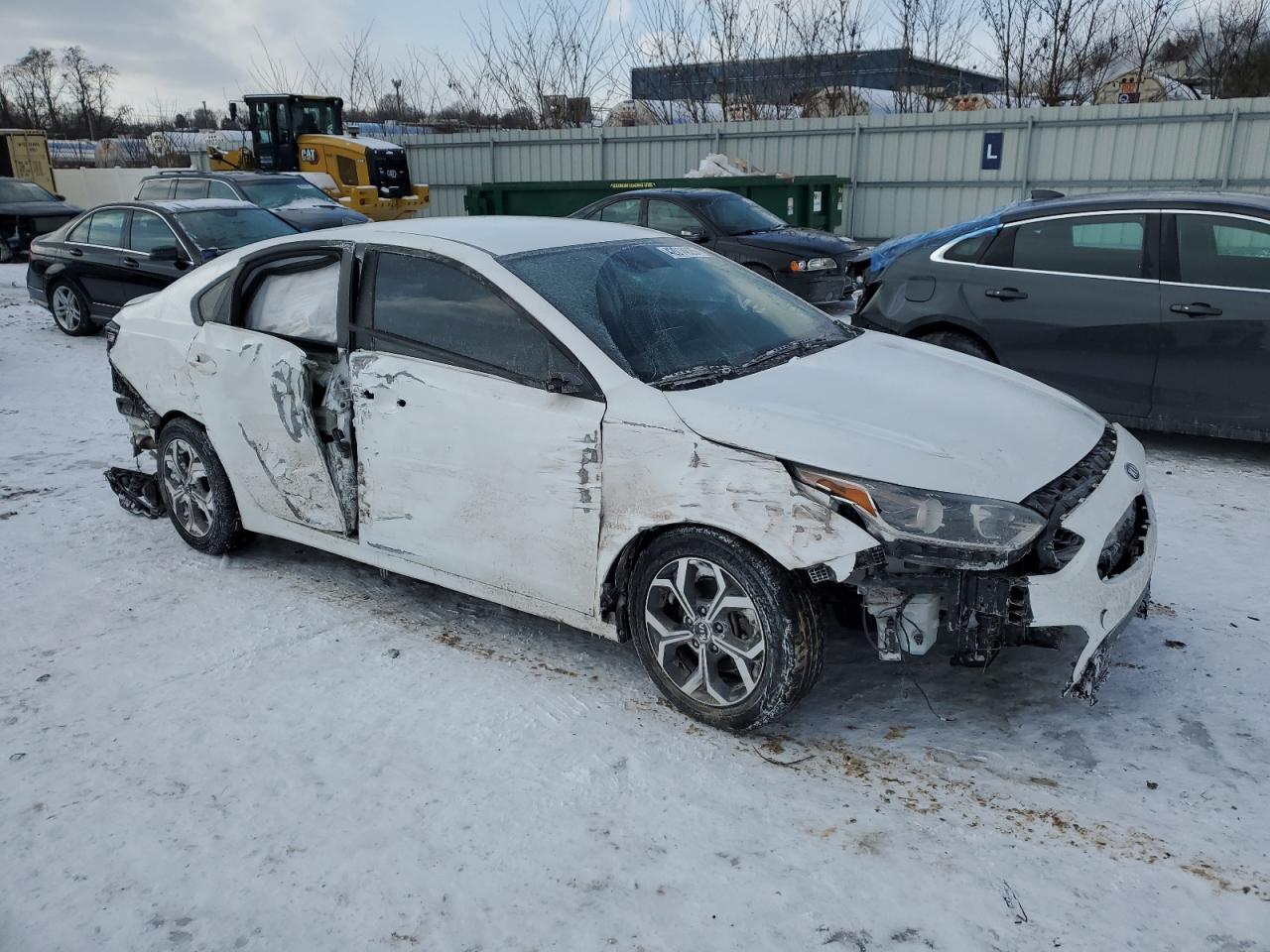 2021 KIA Forte VIN 3KPF24ADXME298602 Copart auction photo, all over damage thumbnail 4