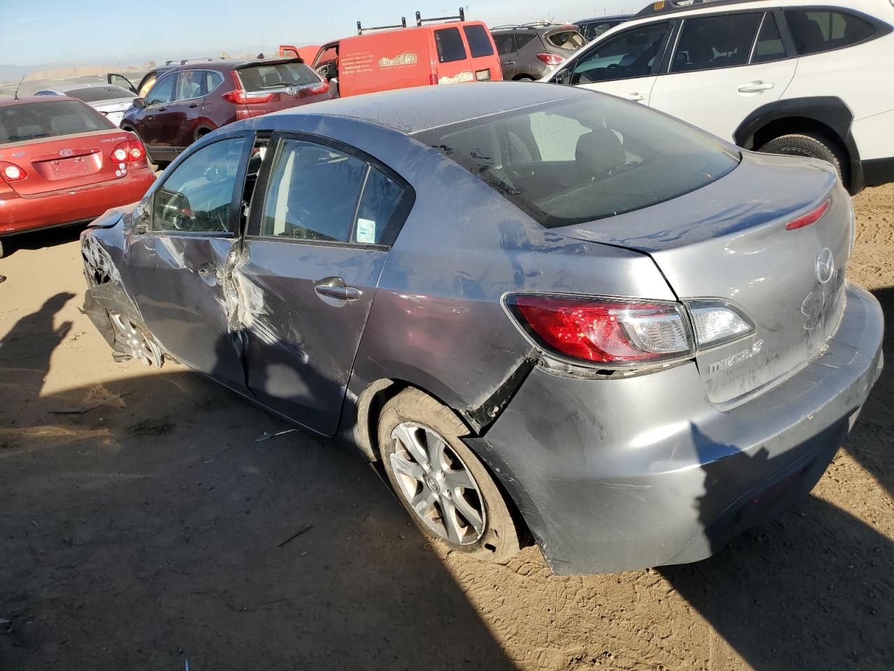 2010 Mazda 3 VIN JM1BL1SF3A1250500 Copart auction photo, all over damage thumbnail 2